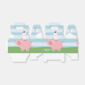 納屋周囲の庭誕生日Bash/Party Favorites Box フェイバーボックス (折り畳みなし)