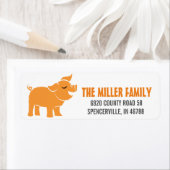 納屋周囲の庭豚 ラベル (インサイチュ)