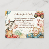 納屋周囲の庭農畜本ベビー エンクロージャーカード (正面)