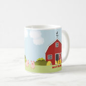 納屋周囲の庭 コーヒーマグカップ (正面右)