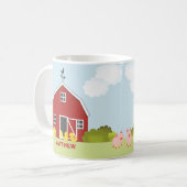 納屋周囲の庭 コーヒーマグカップ (正面左)