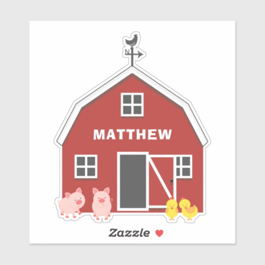 納屋周囲の庭 シール (シート)