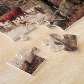 納屋周囲の庭 ジグソーパズル (側面)