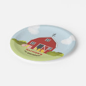 納屋周囲の庭 ペーパープレート (アングル)