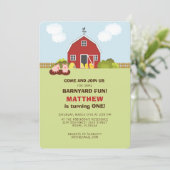 納屋周囲の庭 招待状 (スタンド正面)