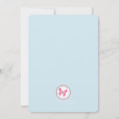 納屋周囲の庭 招待状 (裏面)