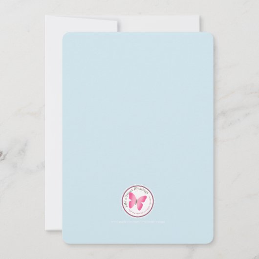 納屋周囲の庭 招待状 (裏面)