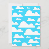 納屋周囲の庭Bashプールパーティー誕生日の招待 招待状 (裏面)