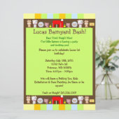 納屋周囲の庭Bash 招待状 (スタンド正面)