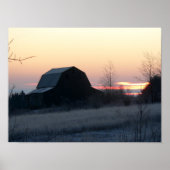 納屋霜の降りた屋 ポスター (正面)