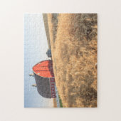 納屋、夏の小麦畑はSprague、東の1に近づきます ジグソーパズル (縦)