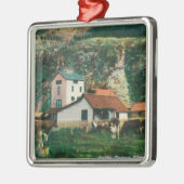 納屋SceneSkagway、AKの中の牛 メタルオーナメント (左)