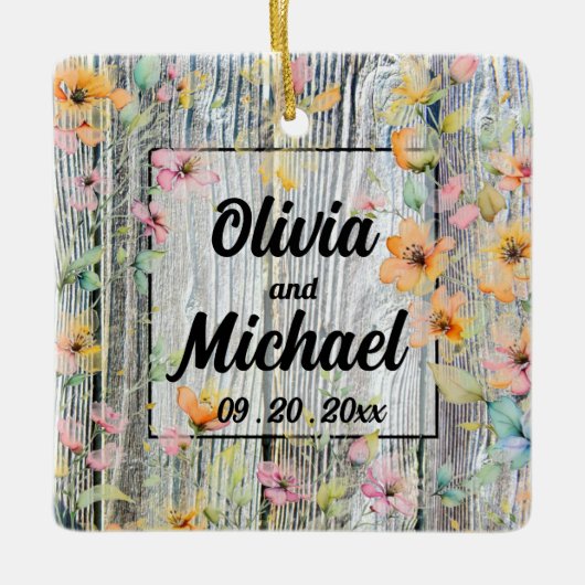 納木植物野草 セラミックオーナメント (正面)