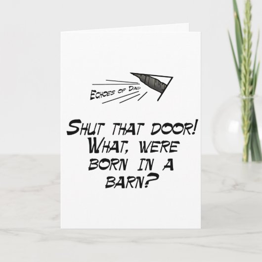 納生まれ屋に？ カード (正面)