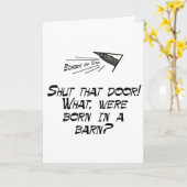 納生まれ屋に？ カード (黄色い花)