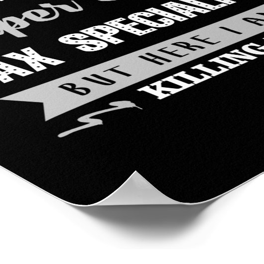 納税専門家殺害おもしろいノベルティ ポスター (角)