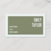 納税者のカスタムQR 名刺 (正面)