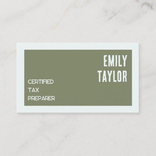 納税者のカスタムQR 名刺 (正面)