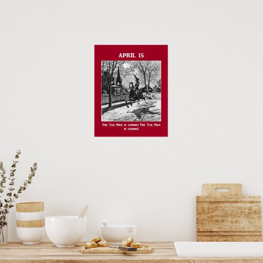 納税者来だ! ポスター (キッチン)