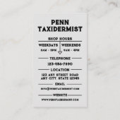 納税者 名刺 (裏面)