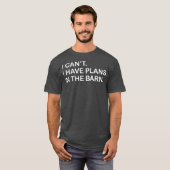 納車馬の牛に計画が立てられない Tシャツ (正面フル)