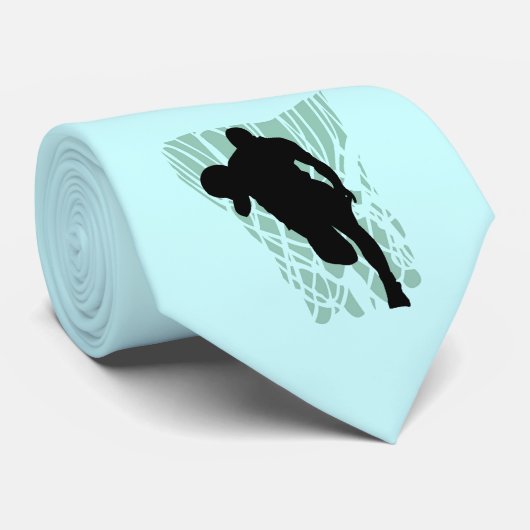 純バスケットボールのTシャツおよびギフトに ネクタイ (ロール)