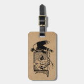 純ホッケーで撃たれる ラゲッジタグ (正面縦)