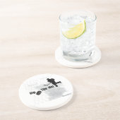 純ホッケーを裂いて下さい コースター (側面)