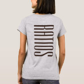 「純利益率」 Tシャツ (裏面)