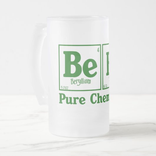 純化学2 フロストグラスビールジョッキ (正面左)