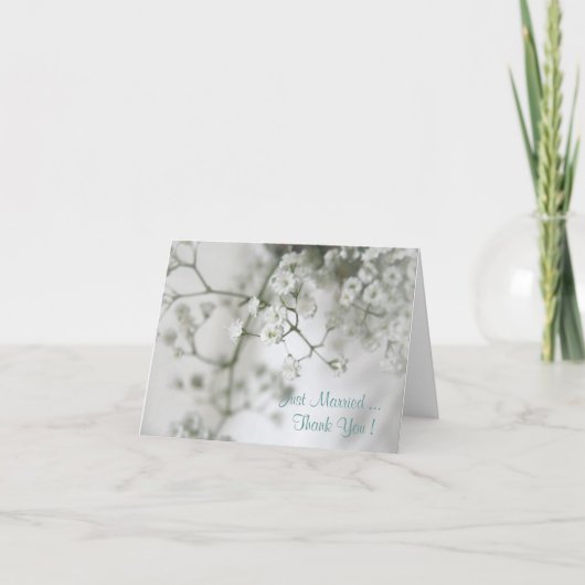 純度の結婚式のサンキューカード サンキューカード (正面)