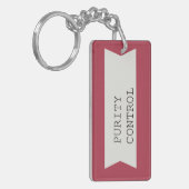 純度制御Keychain キーホルダー (正面左)