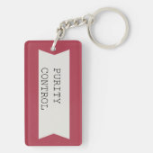 純度制御Keychain キーホルダー (裏面)