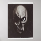 純悪スカル | AIアートポスター ポスター (正面)