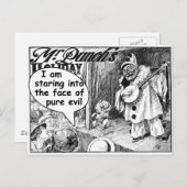 純悪顔(万丈ピエロ) ポストカード (正面/裏面)