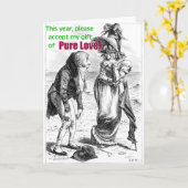 純愛のギフト - ロマンチック - ユーモア カード (黄色い花)