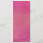 純愛の水の色結婚のメニュー/バラ メニュー (裏面)