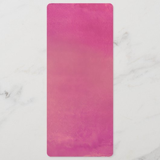 純愛の水の色結婚のメニュー/バラ メニュー (裏面)