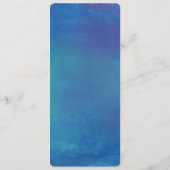 純愛の水の色結婚のメニュー/海ブルー メニュー (裏面)