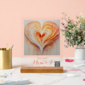 "純愛" – ママと私， QRコード アクリルサイン (ウェディング)