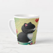 純正の一口 カフェラテマグ (左アングル)