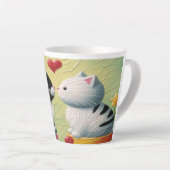 純正の一口 カフェラテマグ (右アングル)