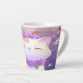 純正の一口 カフェラテマグ (右アングル)