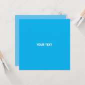 純正トゥールコイズモダンモノクロビデオQRコード カード (正面/裏面インサイチュ)