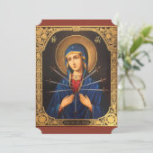 純正ハートのメアリー良い金曜日のイースター シーズンカード (スタンド正面)