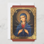 純正ハートのメアリー良い金曜日のイースター シーズンカード (正面)