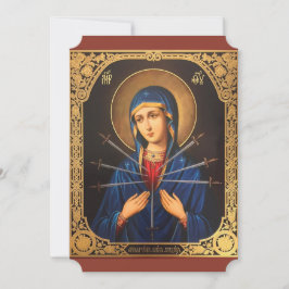 純正ハートのメアリー良い金曜日のイースター シーズンカード