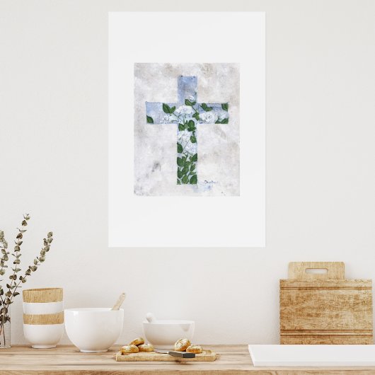 「純正十字架」 ポスター (キッチン)