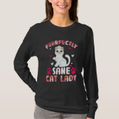 純正正正正正正正真正銘キャットレディ Tシャツ (正面)