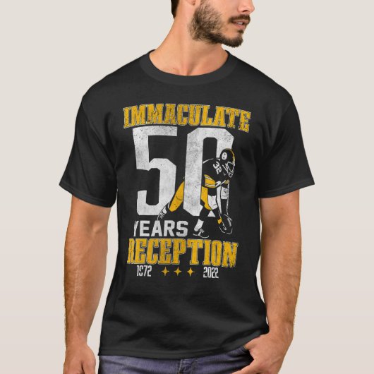 純正50年の披露宴男性の女性の男性の女の子 Tシャツ (正面)